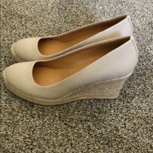 J Crew wedges- barely worn